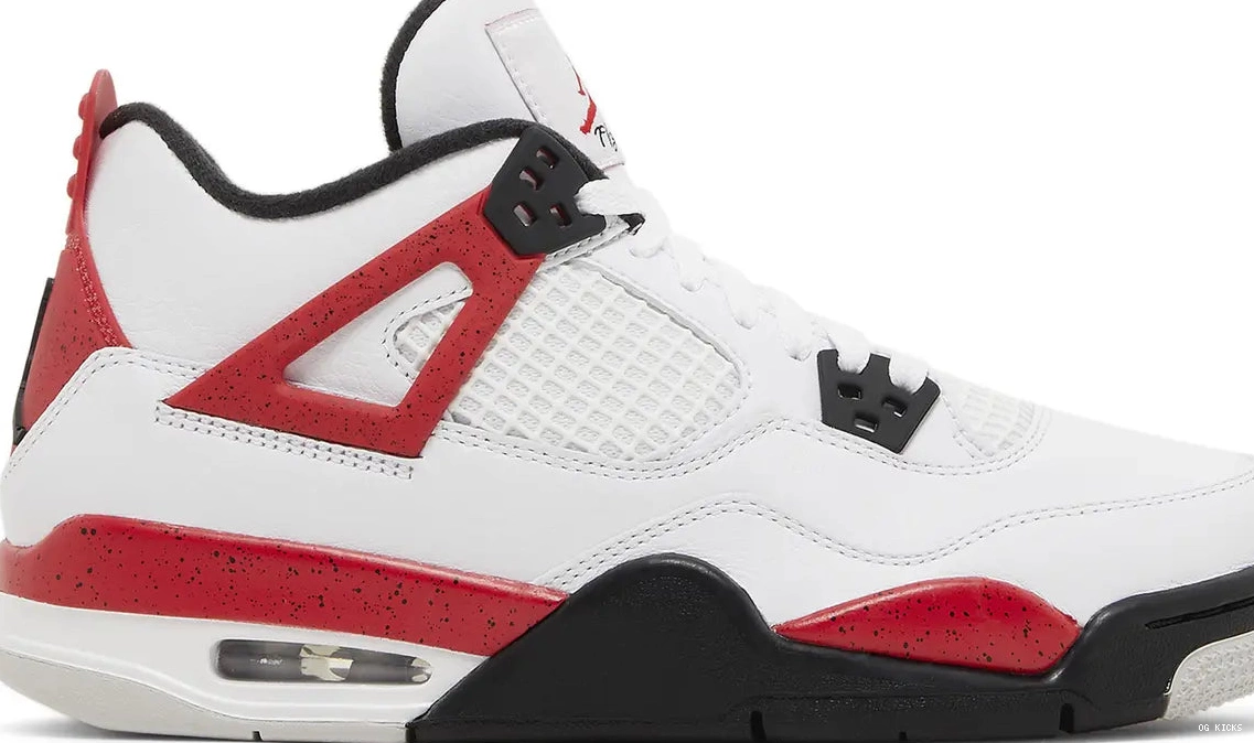 GS Cement' Jordan 4 Retro 'Red Air 0729